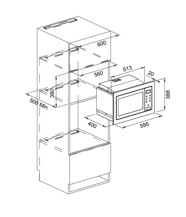 MICROWAVE SMART 25 FSM 25 MW XS – FRZOOM